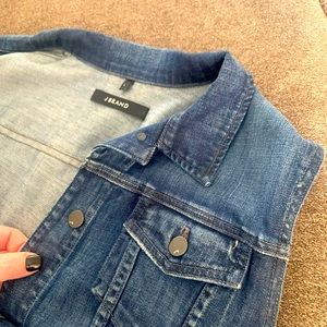 J Brand jean vest. Size L
